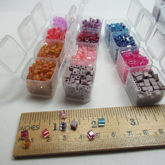 Miyuki cube beads - Picture 13 of 14